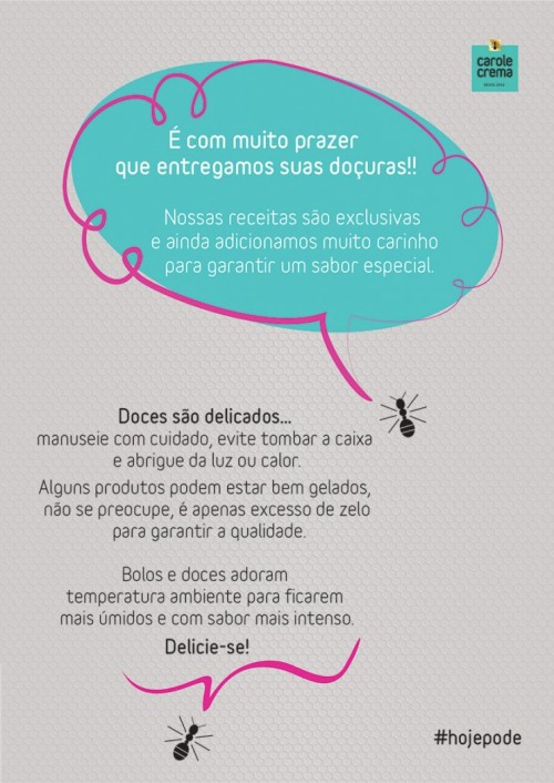 CARTÃO ENTREGA
